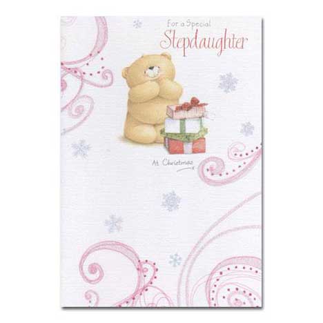 Stepdaughter Christmas Forever Friends Card